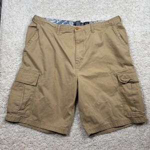Colorado Mens Khaki Cargo Shorts Size 40 Tan Cotton Utility Multi‎ Pocket